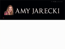 Tablet Screenshot of amyjarecki.com